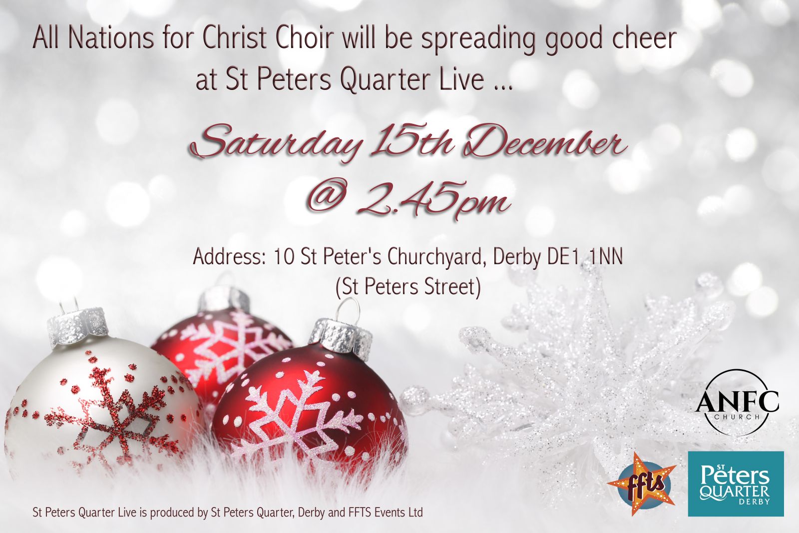 ANFC Choir St Peters Live @ 2.45pm