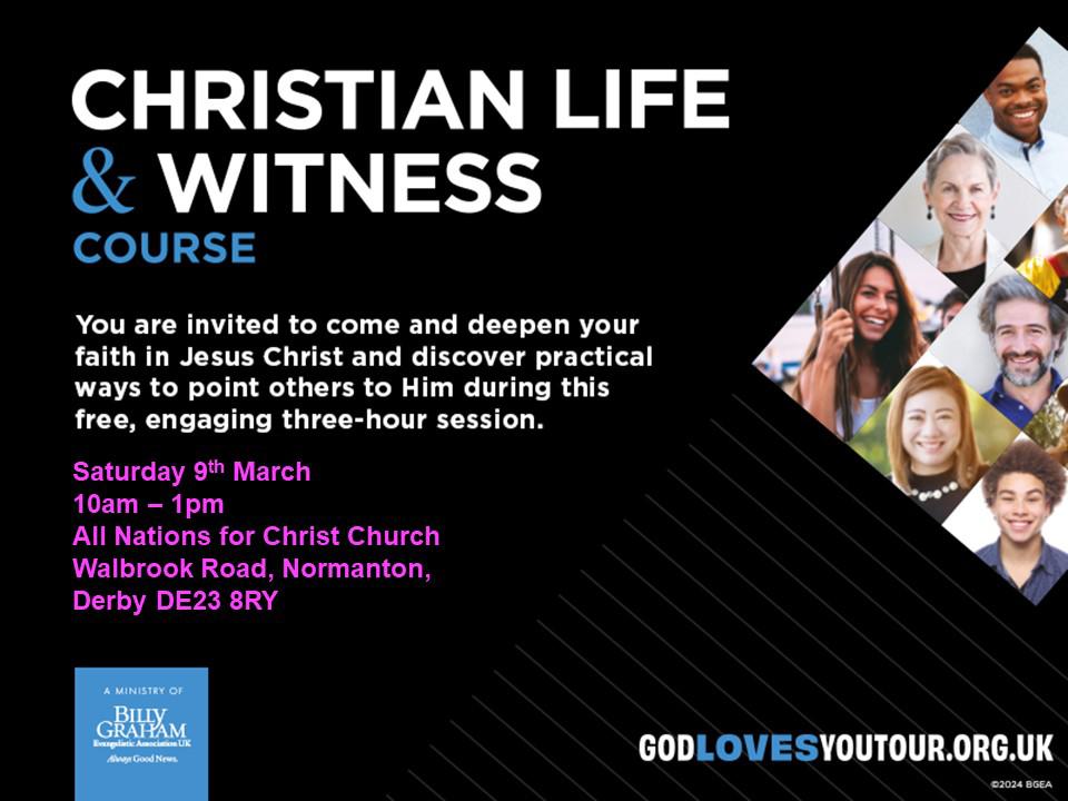 CHRISTIAN LIFE & WITNESS COURSE