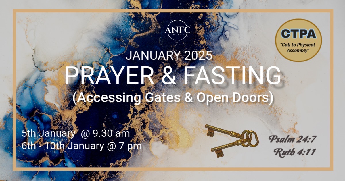 Prayer & Fasting January 2025